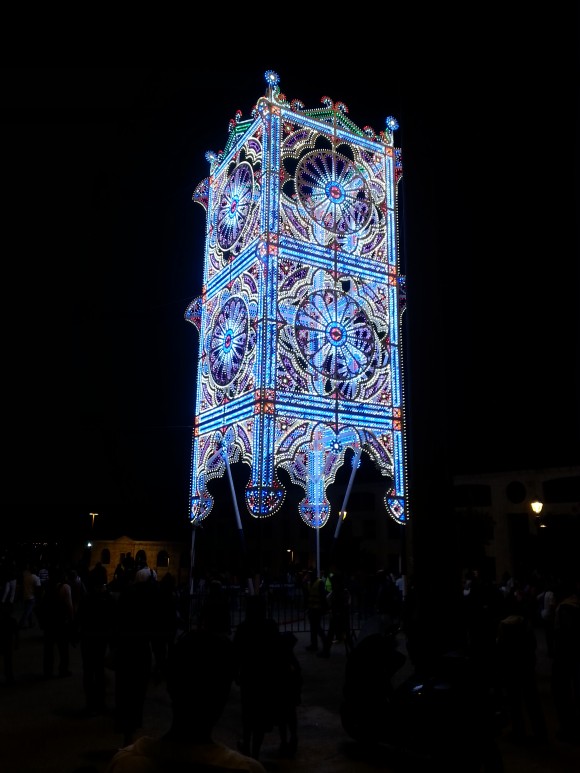 Tower of Light by Luminarie De Cagna